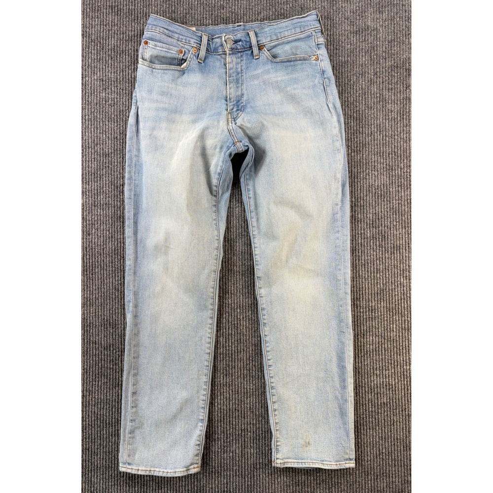 Levis Mens Athletic Taper 541 Jeans 33X32 Actual 32X30 Denim Premium Faded